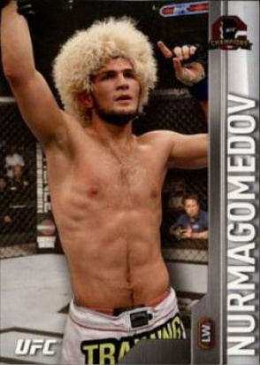 Khabib Nurmagomedov 2015 Topps UFC Champions Base #104 Platinum
