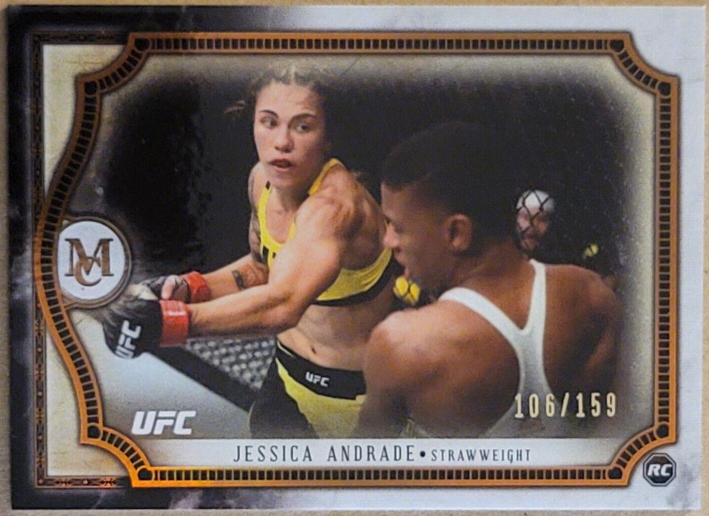 Jessica Andrade 2018 Topps UFC Museum Collection Base #47 Copper