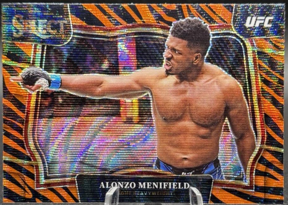 Alonzo Menifield 2023 Panini Select UFC Octagonside #282 Tiger