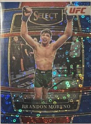 Brandon Moreno 2022 Panini Select UFC Octagonside #299 Blue Disco