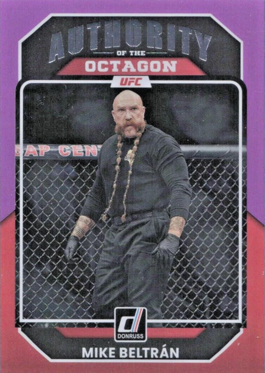 Mike Beltran 2023 Panini Donruss UFC Base #221 Purple Flood