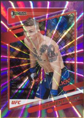 Darren Elkins 2022 Panini Donruss UFC Base #167 Purple Laser