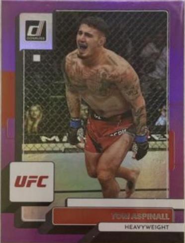 Tom Aspinall 2023 Panini Donruss UFC Base #21 Purple Laser
