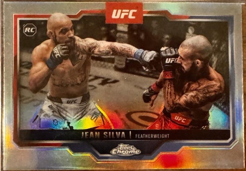 Jean Silva 2025 Topps Chrome UFC Base #56 Refractor
