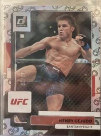 Henry Cejudo 2023 Panini Donruss UFC Base #63 30th Anniversary
