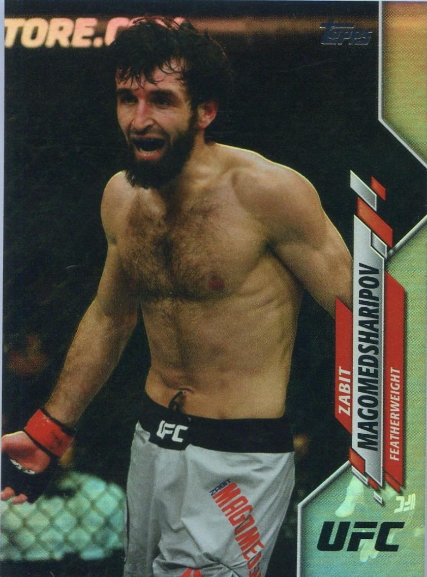 Zabit Magomedsharipov 2020 Topps UFC Base #12 Rainbow Foil