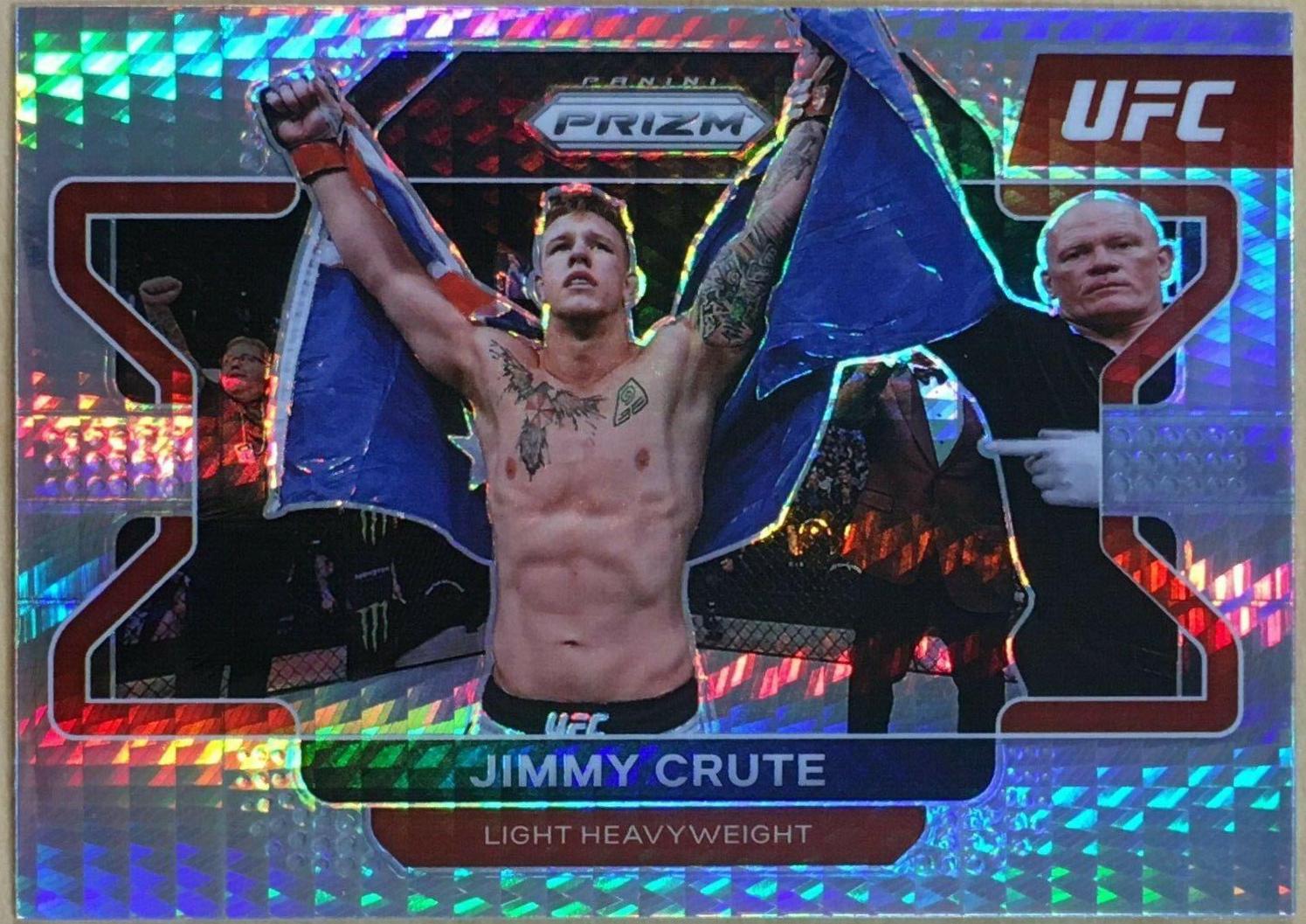 Jimmy Crute 2022 Panini Prizm UFC Base #73 Hyper