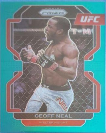 Geoff Neal 2022 Panini Prizm UFC Base #163 Teal