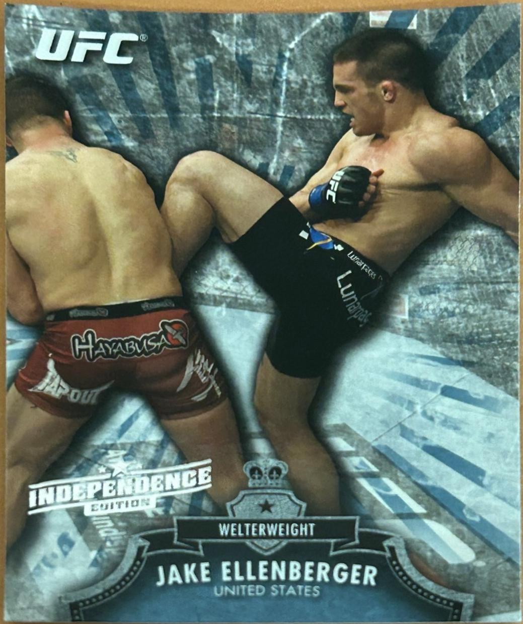 Jake Ellenberger 2012 Topps UFC Bloodlines Base #27 Independence Edition