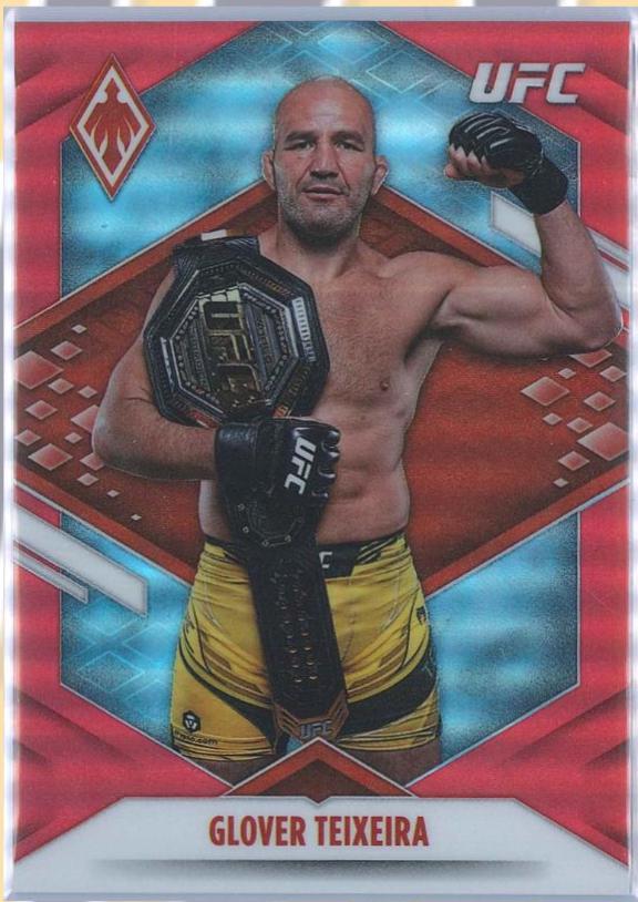 Glover Teixeira 2022 Panini Chronicles UFC Base Phoenix #313 Red