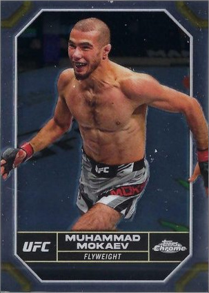 Muhammad Mokaev 2024 Topps Chrome UFC Base #144 Purple Refractor