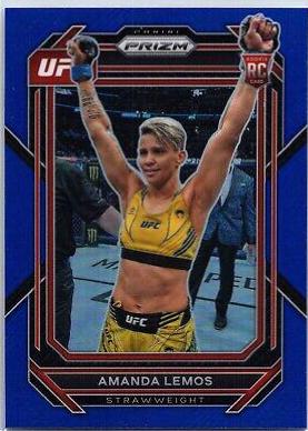 Amanda Lemos 2023 Panini Prizm UFC Base #151 Blue
