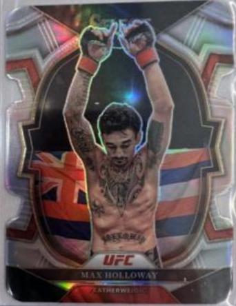 Max Holloway 2023 Panini Select UFC Octagonside #233 Silver Die Cut