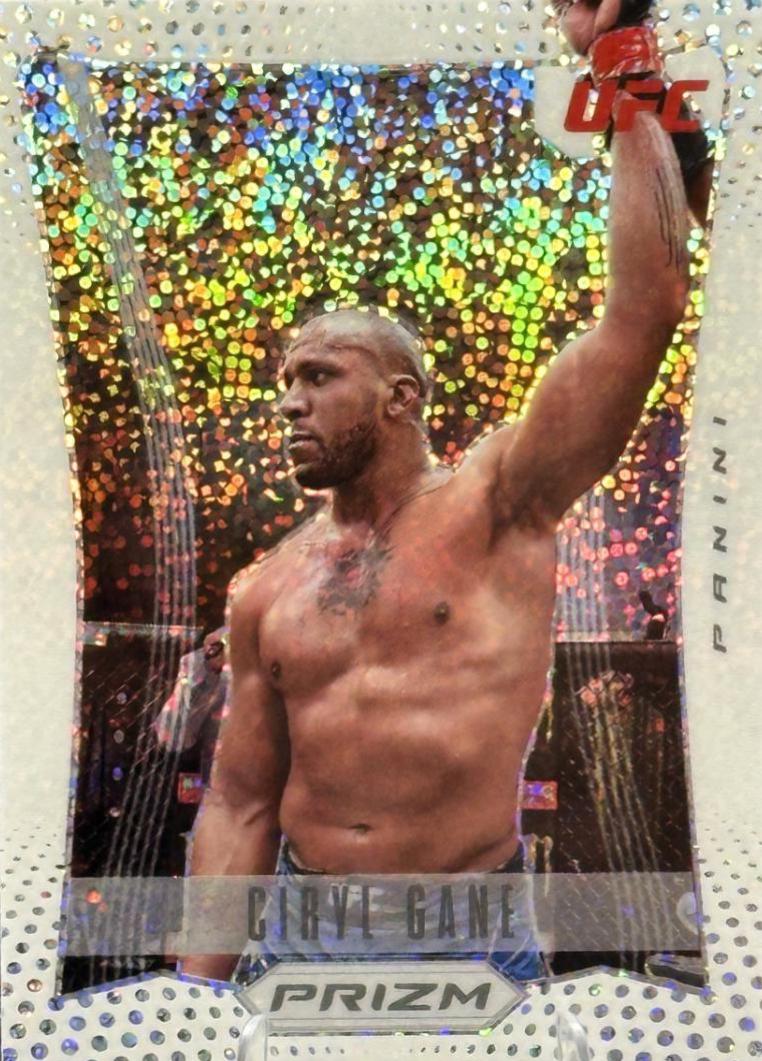 Ciryl Gane 2022 Panini Prizm UFC Prizm Flashback #16 White Sparkle