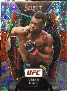 Uriah Hall 2022 Panini Select UFC Premier Level #134 Silver