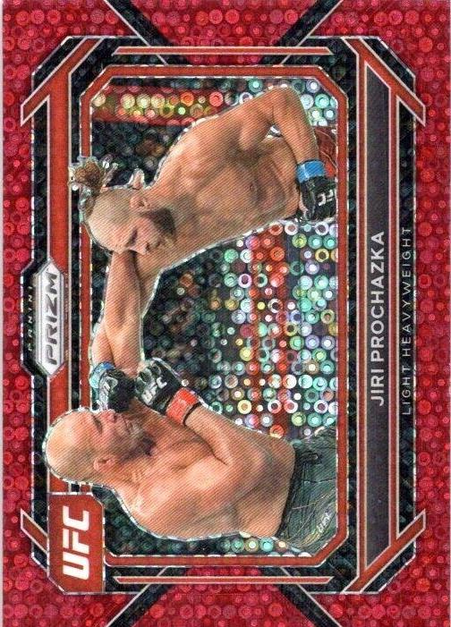Jiri Prochazka 2023 Panini Prizm Under Card UFC Base #54 Red