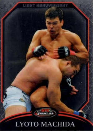 Lyoto Machida 2011 Topps Finest UFC Base #25 Gold Refractor