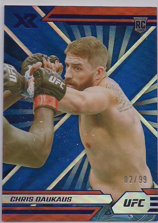 Chris Daukaus 2022 Panini Chronicles UFC Base XR #294 Blue