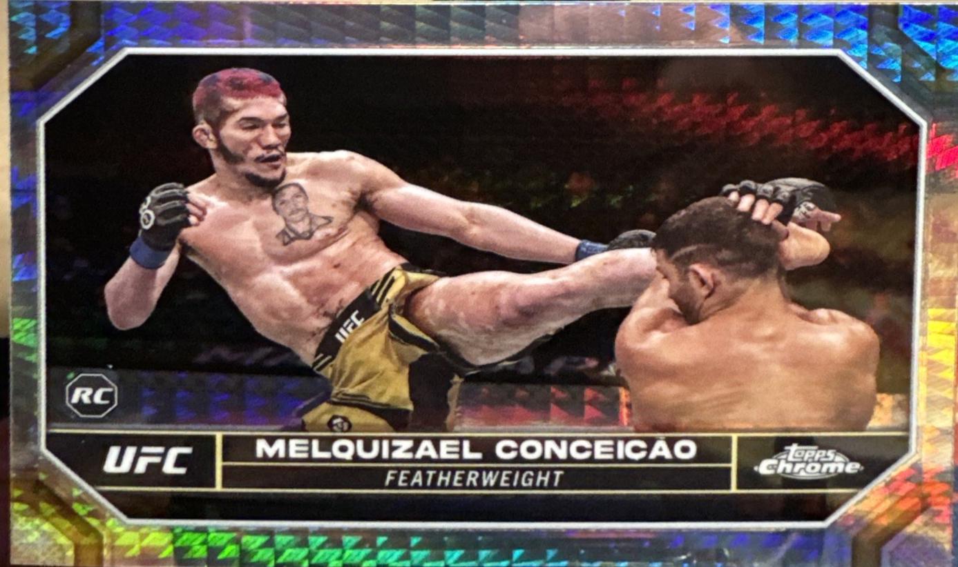 Melquizael Conceição 2024 Topps Chrome UFC Base #98 Prism Refractor
