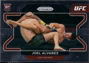 Joel Alvarez 2022 Panini Prizm UFC Base #93 Black Shimmer
