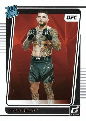 Sean Brady 2022 Panini Donruss UFC Base #214 Pink