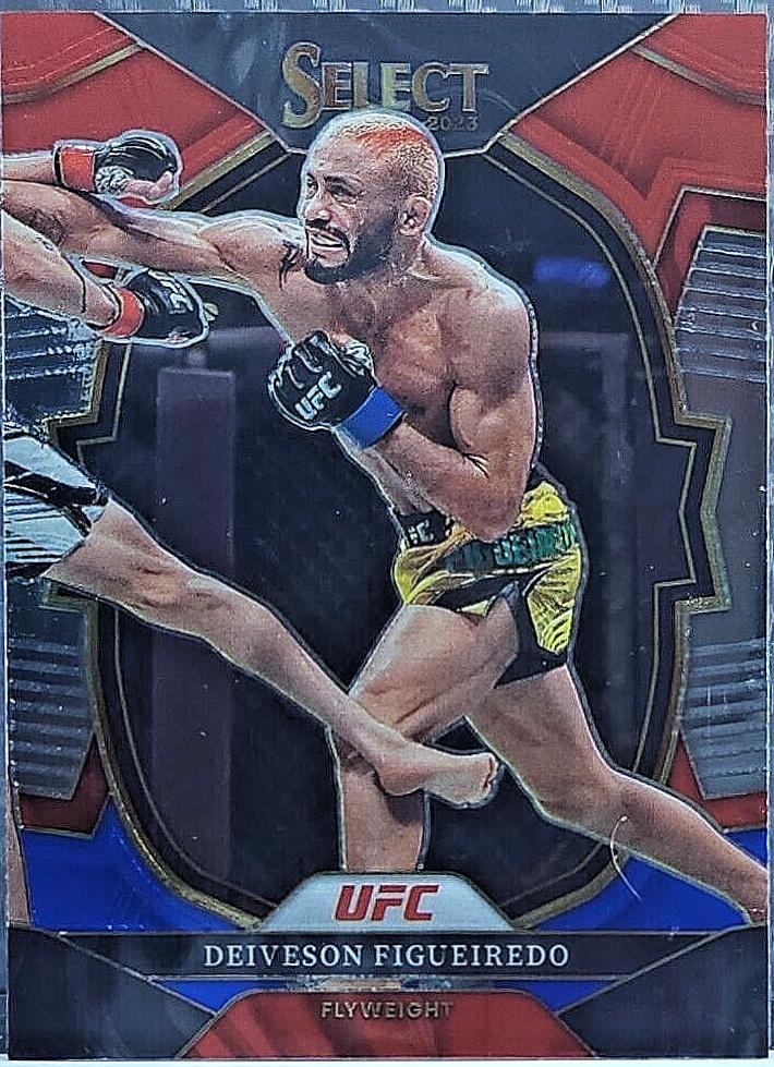 Deiveson Figueiredo 2023 Panini Select UFC Concourse #52 Red Blue Prizm