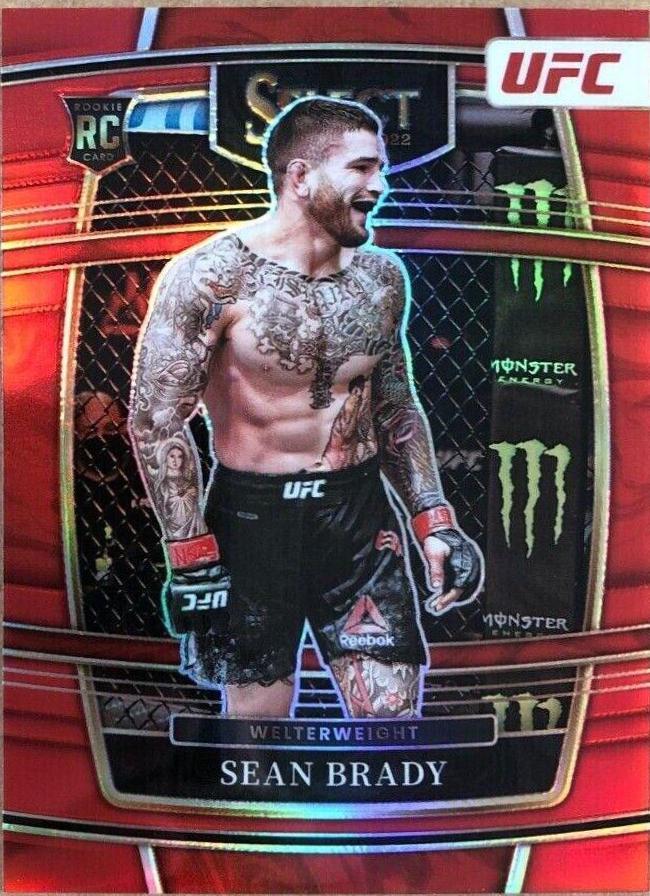 Sean Brady 2022 Panini Select UFC Concourse #31 Red