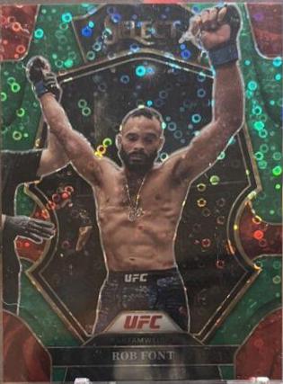 Rob Font 2023 Panini Select UFC Premier Level #189 Green Disco