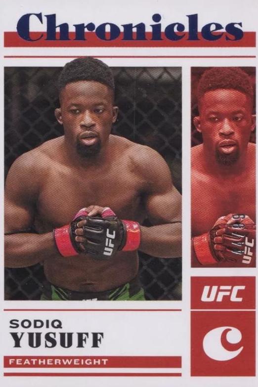 Sodiq Yusuff 2023 Panini Chronicles UFC Base Chronicles #11 Blue