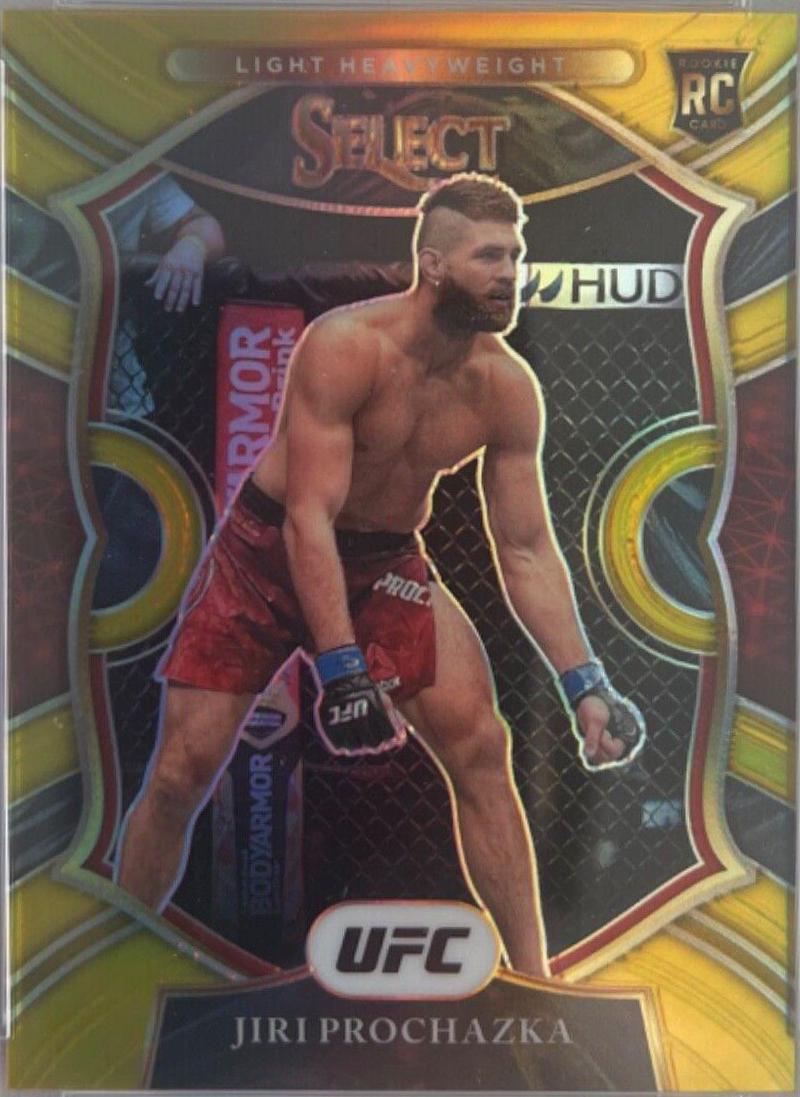 Jiri Prochazka 2021 Panini Select UFC Concourse #35 Gold