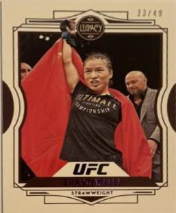 Zhang Weili 2021 Panini Chronicles UFC Base Legacy #47 Purple