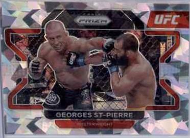 Georges St-Pierre 2022 Panini Prizm UFC Base #61 Ice