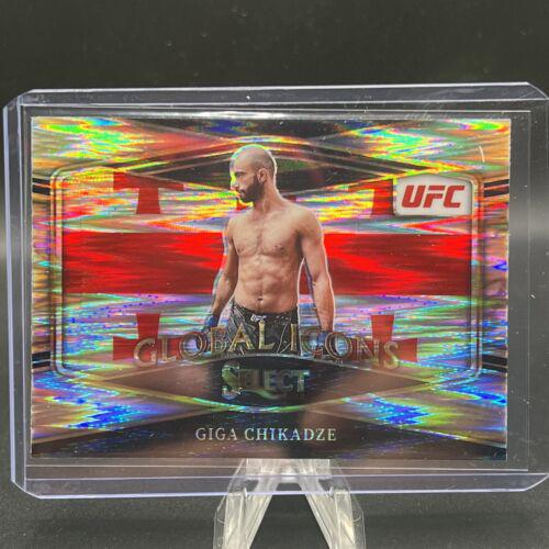 Giga Chikadze 2022 Panini Select UFC Global Icons #18 Silver