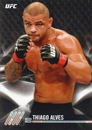 Thiago Alves 2017 Topps UFC Knockout Base #65 Green