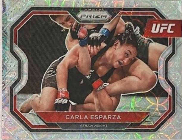 Carla Esparza 2021 Panini Prizm UFC Base #154 Premium
