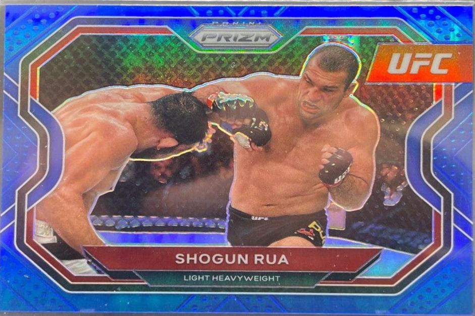 Mauricio Rua 2021 Panini Prizm UFC Base #153 Blue