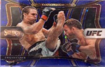 Urijah Faber 2021 Panini Select UFC Octagonside #261 Blue Disco