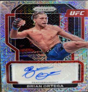 Brian Ortega 2022 Panini Prizm UFC Signatures #36 Mojo
