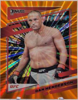 Dan Henderson 2022 Panini Donruss UFC Base #106 Orange