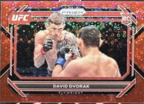 David Dvorak 2023 Panini Prizm Under Card UFC Base #70 Gold