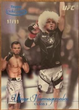 Umar Nurmagomedov 2024 Topps Gold Label UFC Base Class II #93 Red