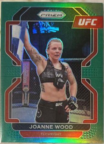 Joanne Wood 2022 Panini Prizm UFC Base #195 Green