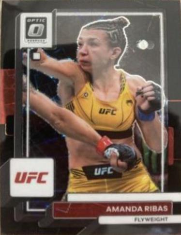 Amanda Ribas 2023 Panini Donruss Optic UFC Base #88 Black Velocity