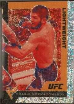 Khabib Nurmagomedov 2021 Panini Chronicles UFC Base Flux #250 White Sparkle