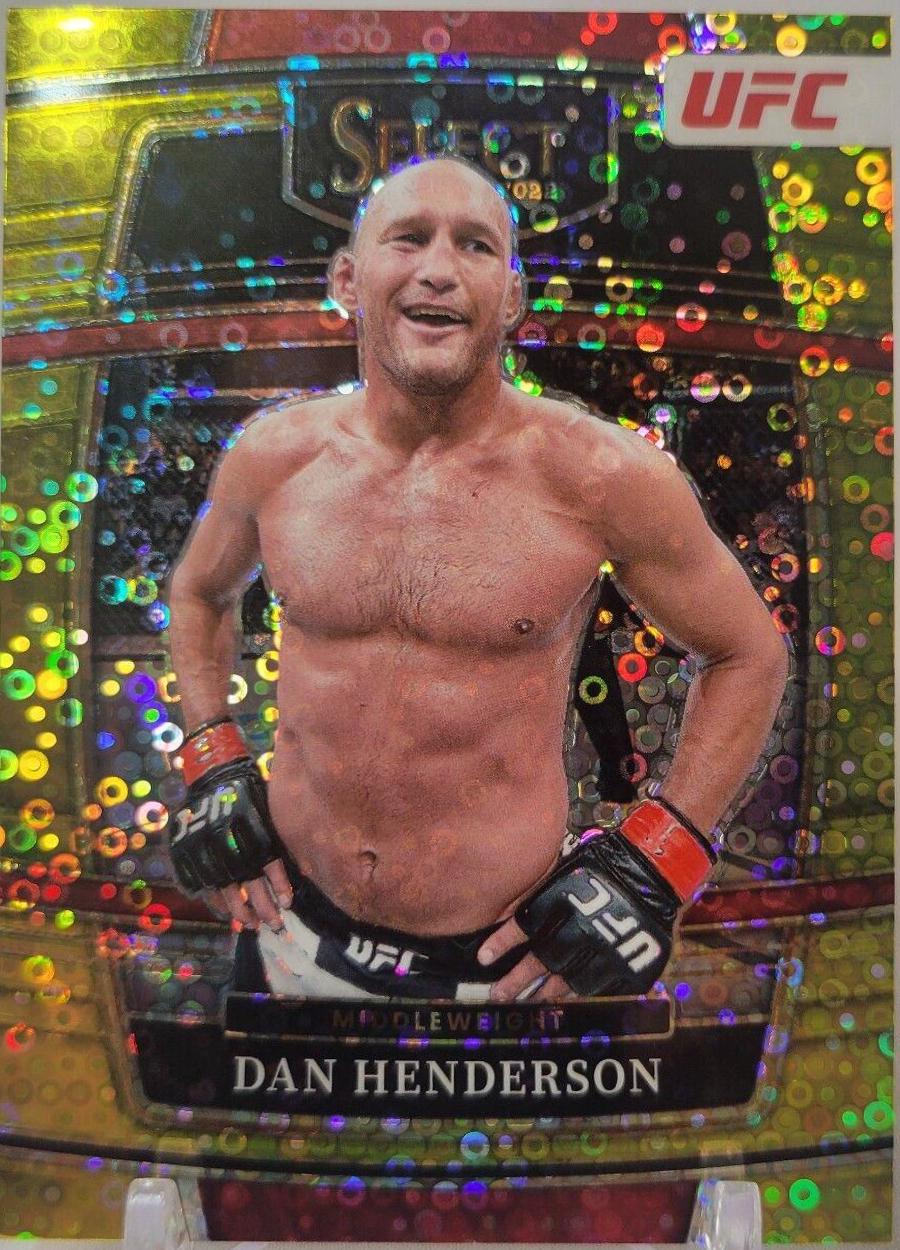 Dan Henderson 2022 Panini Select UFC Concourse #32 Gold Disco