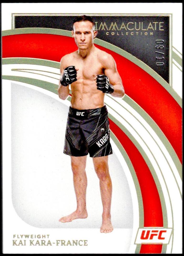 Kai Kara-France 2022 Panini Immaculate UFC Base #24 Gold