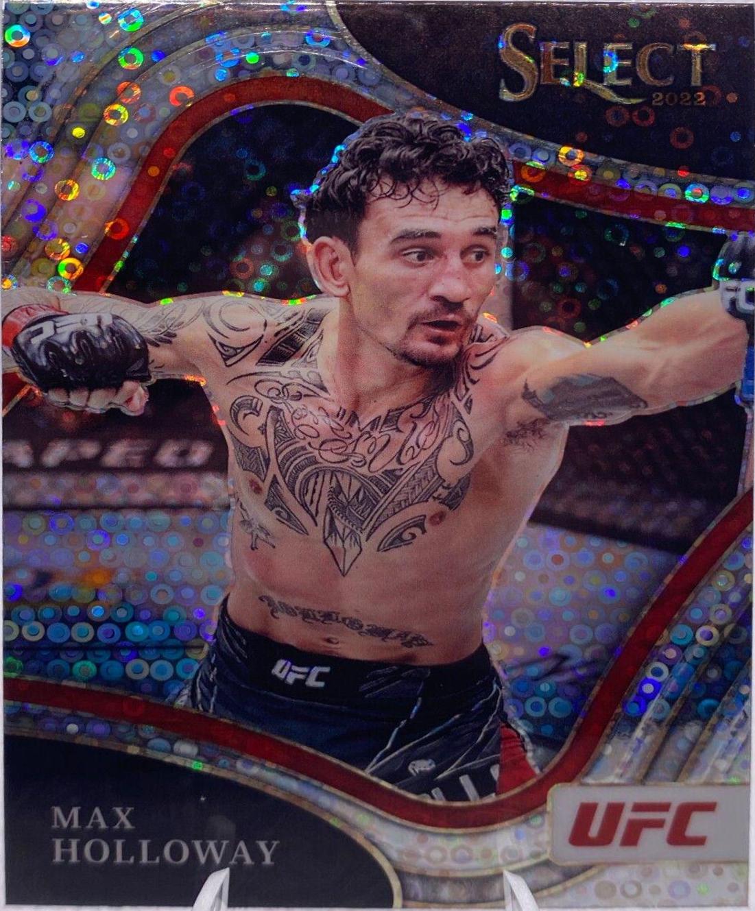 Max Holloway 2022 Panini Select UFC Octagonside #269 Silver