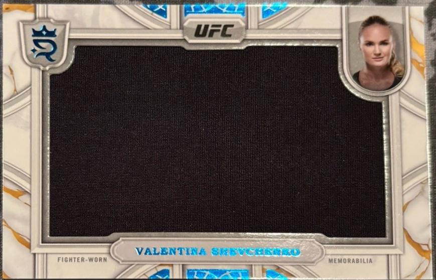 Valentina Shevchenko 2024 Topps Royalty UFC Relic Jewels #RCJ-21 Blue