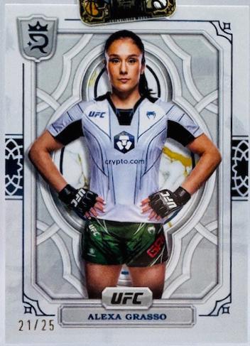 Alexa Grasso 2024 Topps Royalty UFC Base #57 Blue
