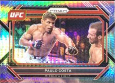 Paulo Costa 2023 Panini Prizm UFC Base #79 Hyper